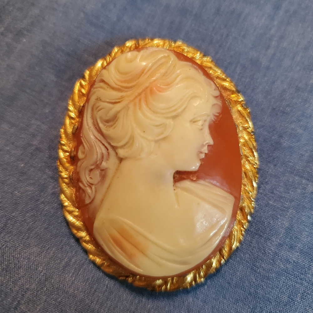 Vintage Cameo Brooch
